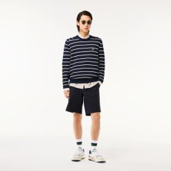 Pantalons & Shorts | LACOSTE Bermuda Chino En Gabardine De Coton