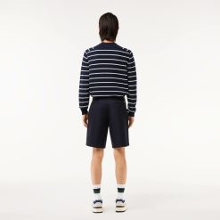 Pantalons & Shorts | LACOSTE Bermuda Chino En Gabardine De Coton