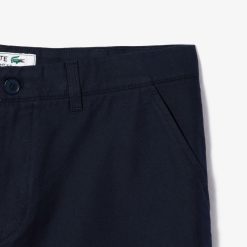 Pantalons & Shorts | LACOSTE Bermuda Chino En Gabardine De Coton