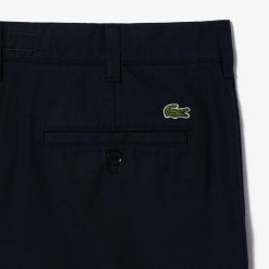 Pantalons & Shorts | LACOSTE Bermuda Chino En Gabardine De Coton