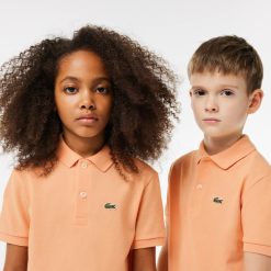 Vetements Fille | LACOSTE Polo Enfant Lacoste Regular Fit En Petit Pique Uni