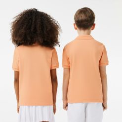 Vetements Fille | LACOSTE Polo Enfant Lacoste Regular Fit En Petit Pique Uni