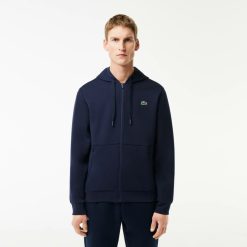 Vetements De Sport | LACOSTE Sweatshirt A Capuche Lacoste Sport Avec Empiecements En Mesh