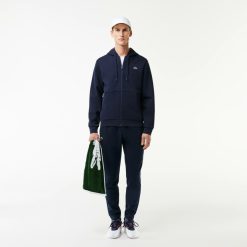 Vetements De Sport | LACOSTE Sweatshirt A Capuche Lacoste Sport Avec Empiecements En Mesh