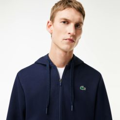 Vetements De Sport | LACOSTE Sweatshirt A Capuche Lacoste Sport Avec Empiecements En Mesh