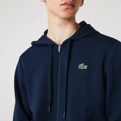 Vetements De Sport | LACOSTE Sweatshirt A Capuche Lacoste Sport Avec Empiecements En Mesh