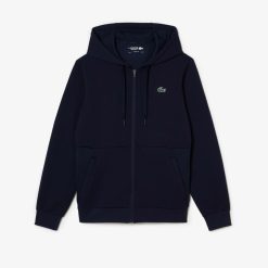 Vetements De Sport | LACOSTE Sweatshirt A Capuche Lacoste Sport Avec Empiecements En Mesh