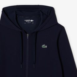 Vetements De Sport | LACOSTE Sweatshirt A Capuche Lacoste Sport Avec Empiecements En Mesh