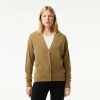 Pullovers | LACOSTE Cardigan Femme Lacoste Col En V En Laine