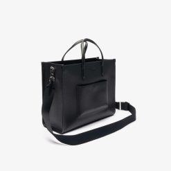 Sacs A Main & Cabas | LACOSTE Sac Cabas Medium Chantaco En Cuir