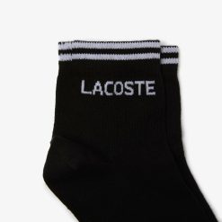 Chaussettes | LACOSTE Lot De 2 Paires De Chaussettes Basses Lacoste Sport En Coton