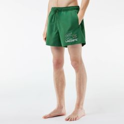 Maillots De Bain | LACOSTE Short De Bain Court Imprime Crocodile