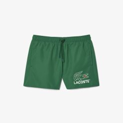 Maillots De Bain | LACOSTE Short De Bain Court Imprime Crocodile