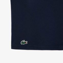 Vetements De Sport | LACOSTE Crop Top Sport Ultra-Dry Avec Imprime Lacoste