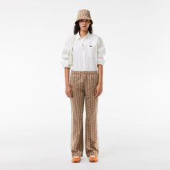 Pantalons & Shorts | LACOSTE Pantalon De Survetement Femme Lacoste Imprime Monogramme