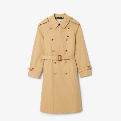 Manteaux & Vestes | LACOSTE Trench-Coat Oversize Ceinture En Coton Premium Deperlant