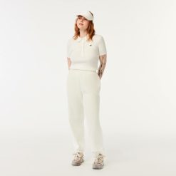 Pantalons & Shorts | LACOSTE Pantalon De Jogging Jogger En Coton Melange Uni