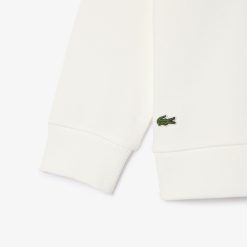 Vetements Fille | LACOSTE Sweatshirt A Col Rond En Molleton Avec Imprime