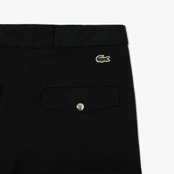 Pantalons & Shorts | LACOSTE Pantalon Cargo En Gabardine De Coton Extensible