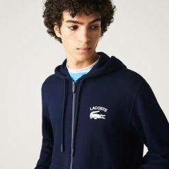 Sweatshirts | LACOSTE Sweatshirt Zippe A Capuche Homme Classic Fit Lacoste