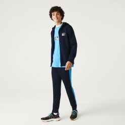 Sweatshirts | LACOSTE Sweatshirt Zippe A Capuche Homme Classic Fit Lacoste