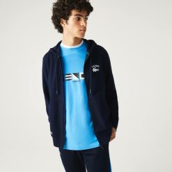 Sweatshirts | LACOSTE Sweatshirt Zippe A Capuche Homme Classic Fit Lacoste