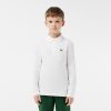 Vetements Garcon | LACOSTE Polo Regular Fit A Manches Longues Enfant Lacoste En Petit Pique Uni