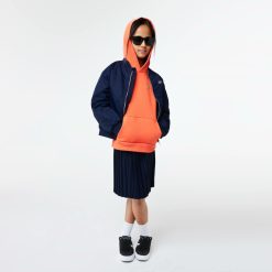 Vetements Fille | LACOSTE Blouson Teddy Enfant Color-Block Lacoste En Nylon