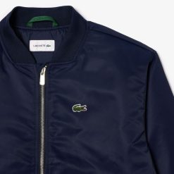 Vetements Fille | LACOSTE Blouson Teddy Enfant Color-Block Lacoste En Nylon