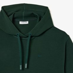 Sweatshirts | LACOSTE Sweatshirt A Capuche Jogger Femme Lacoste Avec Passe-Pouce