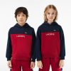 Vetements Fille | LACOSTE Sweatshirt A Capuche Enfant Lacoste En Molleton Coton Biologique