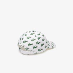 Chapeaux & Casquettes | LACOSTE Casquette Imprime Crocodile En Coton