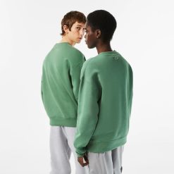 Sweatshirts | LACOSTE Sweatshirt Jogger Unie Lacoste Loose Fit Avec Badge Crocodile