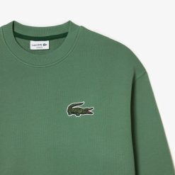 Sweatshirts | LACOSTE Sweatshirt Jogger Unie Lacoste Loose Fit Avec Badge Crocodile