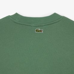 Sweatshirts | LACOSTE Sweatshirt Jogger Unie Lacoste Loose Fit Avec Badge Crocodile