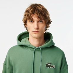 Sweatshirts | LACOSTE Sweatshirt Jogger Unie Lacoste Loose Fit Avec Badge Crocodile