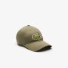 Chapeaux & Casquettes | LACOSTE Casquette Unie Ajustable Lacoste En Twill De Coton Biologique