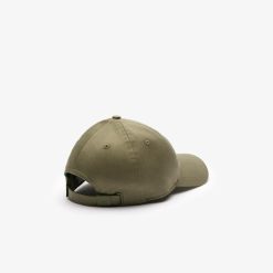 Chapeaux & Casquettes | LACOSTE Casquette Unie Ajustable Lacoste En Twill De Coton Biologique