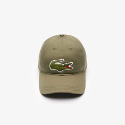 Chapeaux & Casquettes | LACOSTE Casquette Unie Ajustable Lacoste En Twill De Coton Biologique