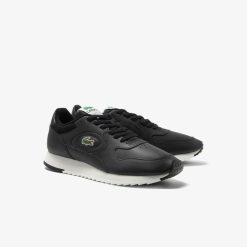 Sneakers | LACOSTE Sneakers Linetrack Homme En Cuir