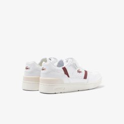 Sneakers | LACOSTE Sneakers T-Clip Velcro Femme En Cuir