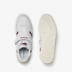 Sneakers | LACOSTE Sneakers T-Clip Velcro Femme En Cuir