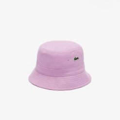 Chapeaux & Casquettes | LACOSTE Bob Unie En Pique De Coton Biologique Uni