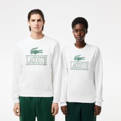 Sweatshirts | LACOSTE Sweatshirt Jogger Avec Marquage En Molleton De Coton