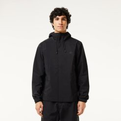 Survetements | LACOSTE Veste Courte De Survetement Sportsuit Impermeable Homme Lacoste