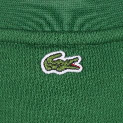 Vetements Fille | LACOSTE Sweatshirt A Col Rond En Molleton Avec Imprime Lacoste