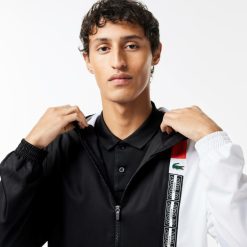 Vetements De Sport | LACOSTE Veste Zippee Tennis En Fibres Recyclees