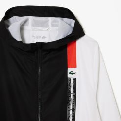 Vetements De Sport | LACOSTE Veste Zippee Tennis En Fibres Recyclees