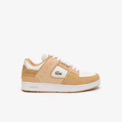 Sneakers | LACOSTE Sneakers Court Cage Femme En Cuir