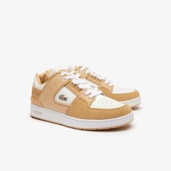 Sneakers | LACOSTE Sneakers Court Cage Femme En Cuir